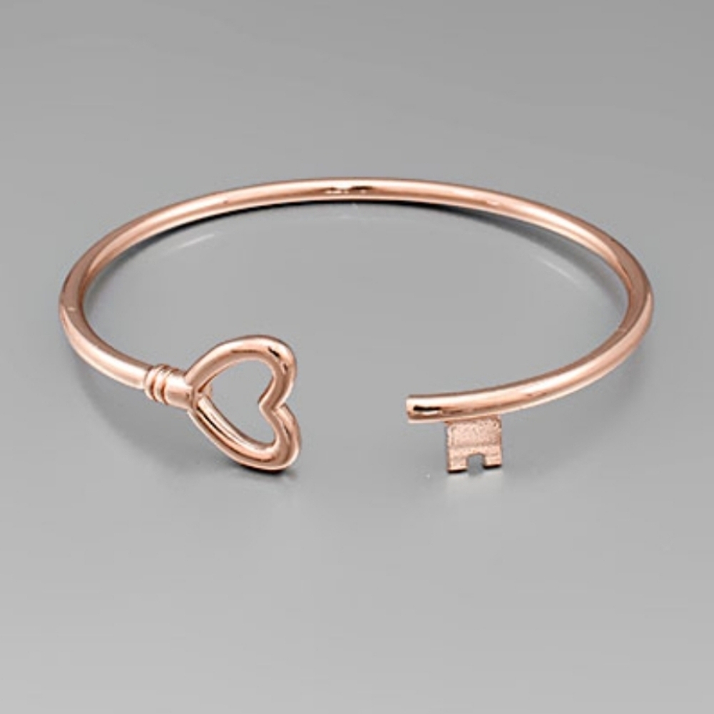 Heart Key Cuff